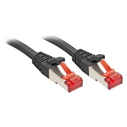 Lindy RJ-45/RJ-45 Cat6 10m câble de réseau Noir S/FTP (S-STP)