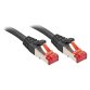 Lindy RJ-45/RJ-45 Cat6 10m câble de réseau Noir S/FTP (S-STP)