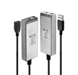 Lindy 42702 ampliador de red Transmisor y receptor de red Gris