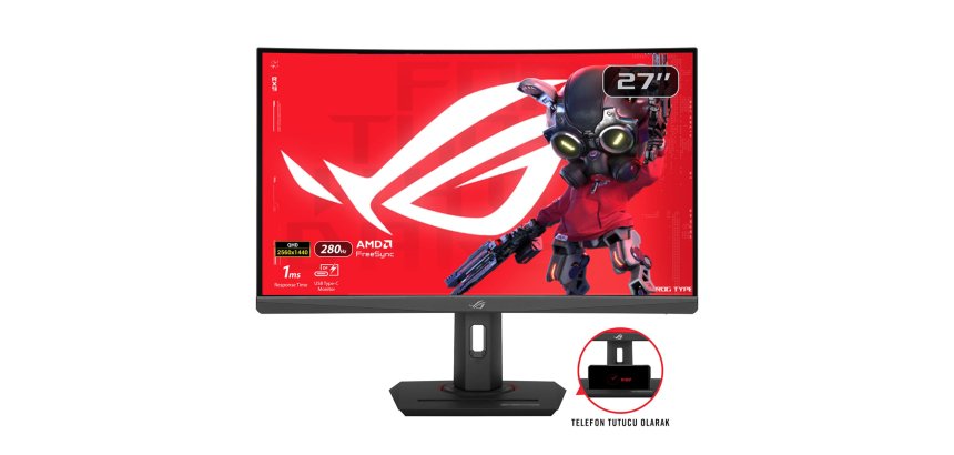 ASUS ROG Strix XG27WCMS pantalla para PC 68,6 cm (27") 2560 x 1440 Pixeles Quad HD LCD Negro