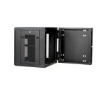 StarTech.com Armadio Rack 19" 12U a Muro - Server Rack 19 pollici a 4 montanti con cerniere - Rack Dati Ventilato con Ripiano 1U e Pannelli Laterali Rimovibili per apparecchiature dati/AV/elettroniche/informatiche