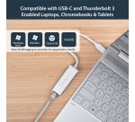 StarTech.com USB-C to Gigabit Network Adapter - Silver
