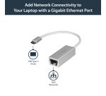 StarTech.com USB-C to Gigabit Network Adapter - Silver