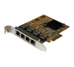 StarTech.com Carte réseau PCI Express à 4 ports Gigabit Ethernet