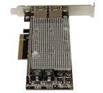 StarTech.com Tarjeta Adaptador de Red PCI Express Ethernet 10GBase-T con 2 Puertos RJ45 Chipset Intel x540