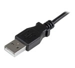 StarTech.com USBAUB2MRA câble USB USB 2.0 2 m USB A Micro-USB B Noir