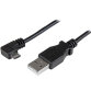 StarTech.com USBAUB2MRA USB-kabel 2 m USB 2.0 USB A Micro-USB B Zwart