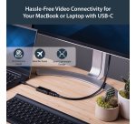 StarTech.com USB-C to HDMI Adapter with 4K 30Hz - Black