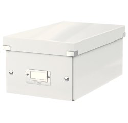 Boîte de rangement pour DVD Click & Store