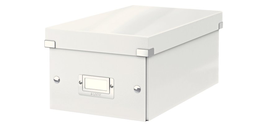 Boîte de rangement pour DVD Click & Store