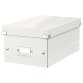 Boîte de rangement pour DVD Click & Store, blanc