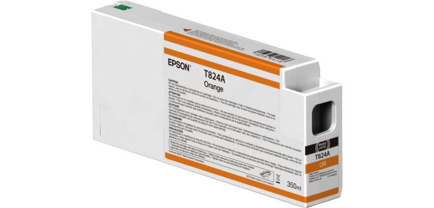 Epson T824A Cartucho Original HDX/HD naranja ultrachrome 350 ml