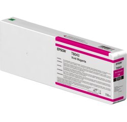 Epson T8043 Cartucho Original HDX/HD magenta ultrachrome 700 ml