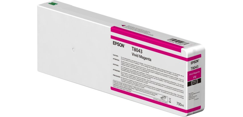 Epson T8043 Cartucho Original HDX/HD magenta ultrachrome 700 ml