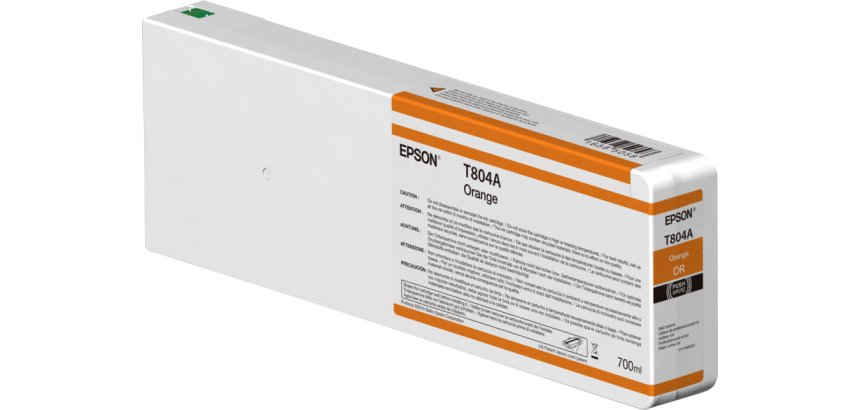Epson T804A Cartucho Original HDX/HD naranja ultrachrome 700 ml