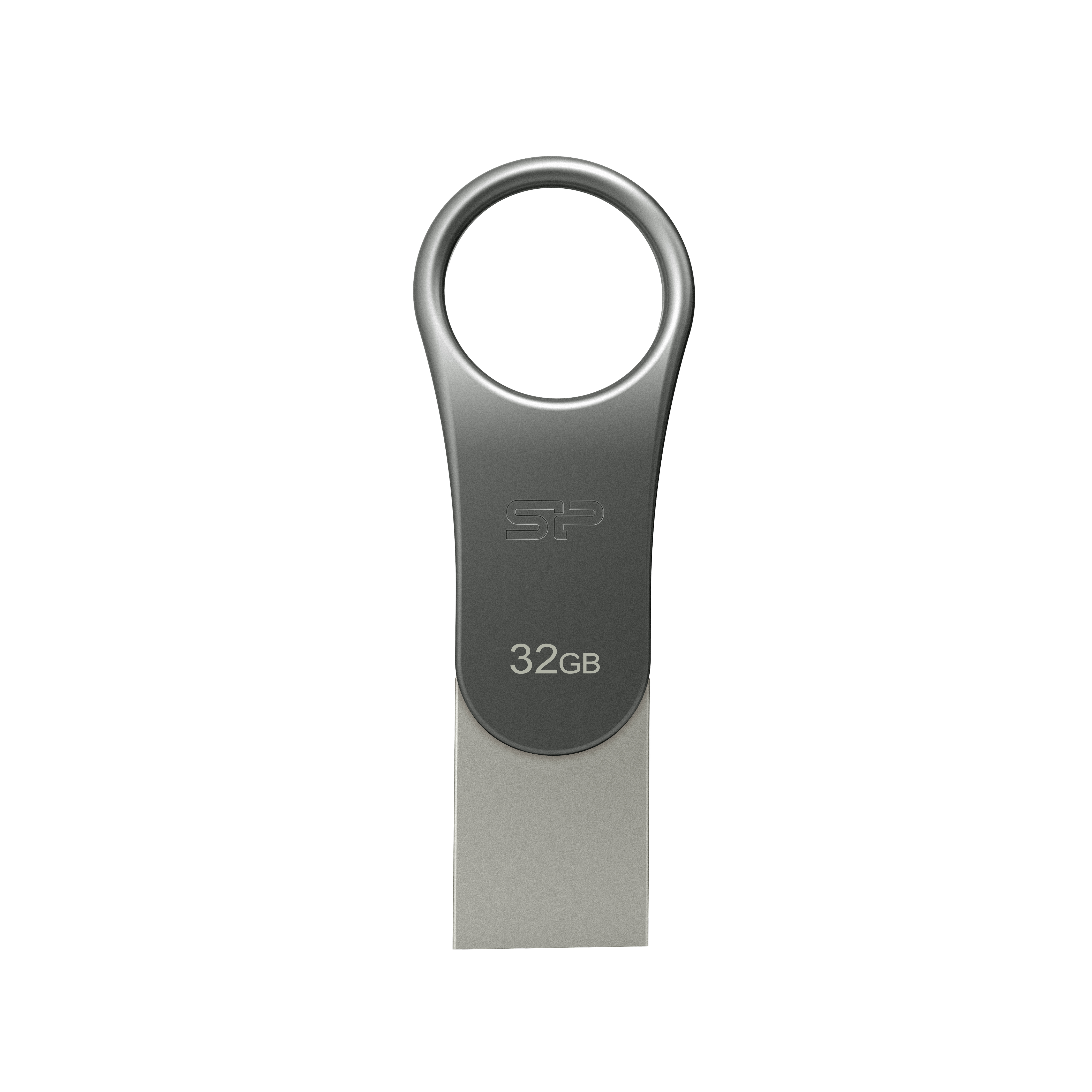 SILICON POWER Jewel J80 - Clé USB - 32 Go - USB 3.0 - titane