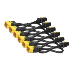 APC NetShelter - Kit cordon d'alimentation - Verrouillable - 6 câbles - 0,61m