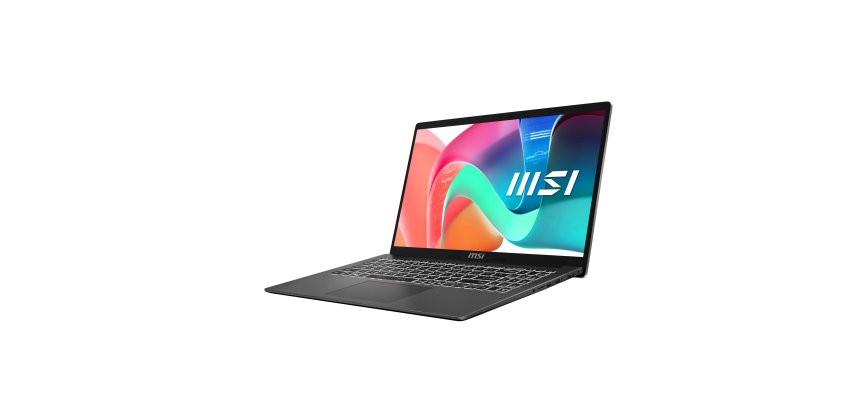 MSI Modern 15 F1MG-1245FRNN Intel Core 7 150U Ordinateur portable 39,6 cm (15.6") Full HD 16 Go DDR4-SDRAM 512 Go SSD Wi-Fi 6E (802.11ax) Windows 11 Pro Gris AZERTY Français