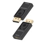 AISENS Conversor Displayport A HDMI 4K@30Hz, DP/M-HDMI/H, Negro