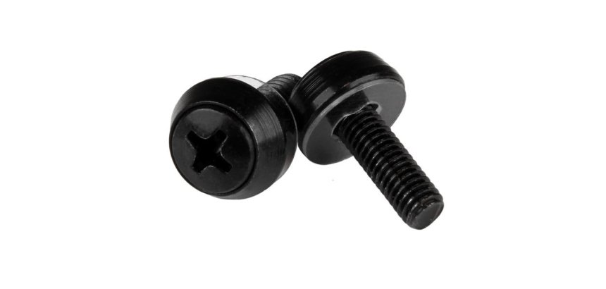 StarTech.com Paquet de 50 vis de montage M5 x 12 mm - Noir