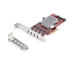 StarTech.com 4-Port USB Type-C PCIe Card, USB 3.2 10Gbps, USB-C PCI Express Expansion Card, 4x Independent USB Controllers, Windows/Linux/macOS, TAA-Compliant