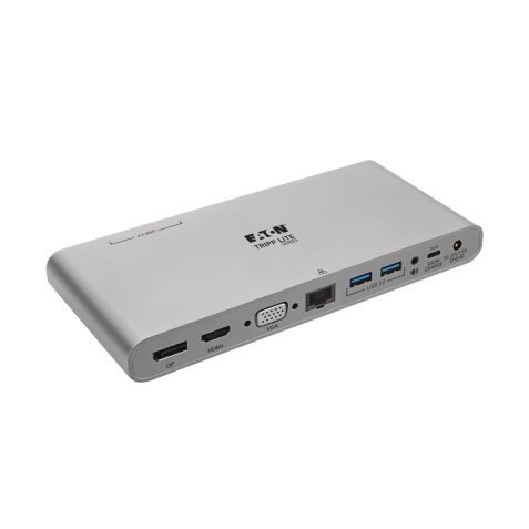 Tripp Lite U442-DOCK4-INT base para portátil y replicador de puertos Alámbrico USB 3.2 Gen 2 (3.1 Gen 2) Type-C Gris