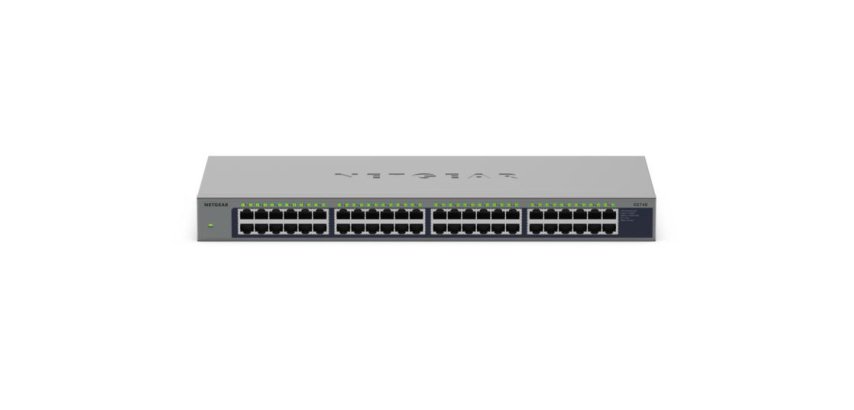 NETGEAR GS748 Non-géré Gigabit Ethernet (10/100/1000) Gris