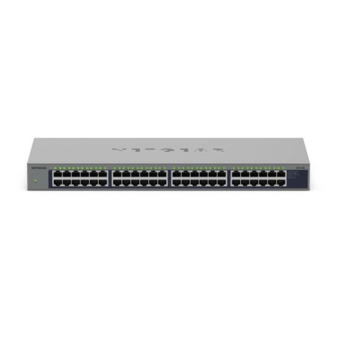 NETGEAR GS748 Non-géré Gigabit Ethernet (10/100/1000) Connexion Ethernet, supportant l'alimentation via ce port (PoE) Gris