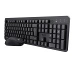 Pack Trust TKM-360 Teclado QWERTY Español+ Ratón inalámbrico Negro