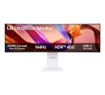 LG 49U950A-W écran plat de PC 124,5 cm (49") 5120 x 1440 pixels Dual QHD LED Noir, Blanc