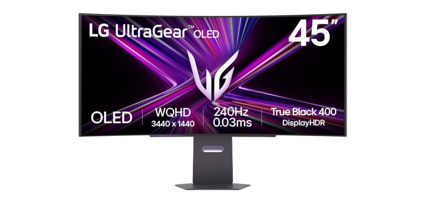 LG 45GX900A-B écran plat de PC 113 cm (44.5") 3440 x 1440 pixels Wide Quad HD OLED Noir