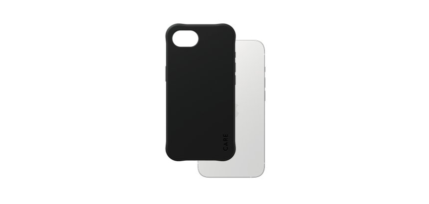 PanzerGlass CARE™ by ® Samba Case Black w. Qi Compatible iPhone 17th | 16th protective phone cover Black Case