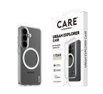 PanzerGlass CARE™ by ® Urban Explorer Case Transparent mit Weiß Qi Samsung Galaxy S26 Schutzhülle für Mobiltelefone Hülle