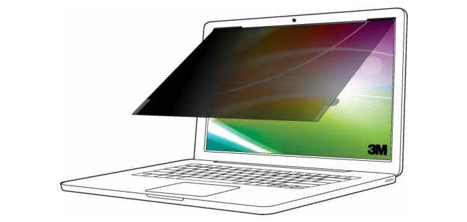 3M BPNMS003 filtre anti-reflets pour écran et filtre de confidentialité 36,6 cm (14.4") Ordinateur portable Filtre de confidentialité sans bords pour ordinateur