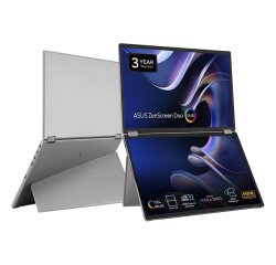 ASUS ZenScreen Duo OLED MQ149CD Monitor PC 35,6 cm (14") 1920 x 1200 Pixel WUXGA Argento
