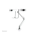 Neomounts NM-D775DXWHITE Support d'écran à fixer 10-32" - ressort à gaz - Topfix - arrêt 180°