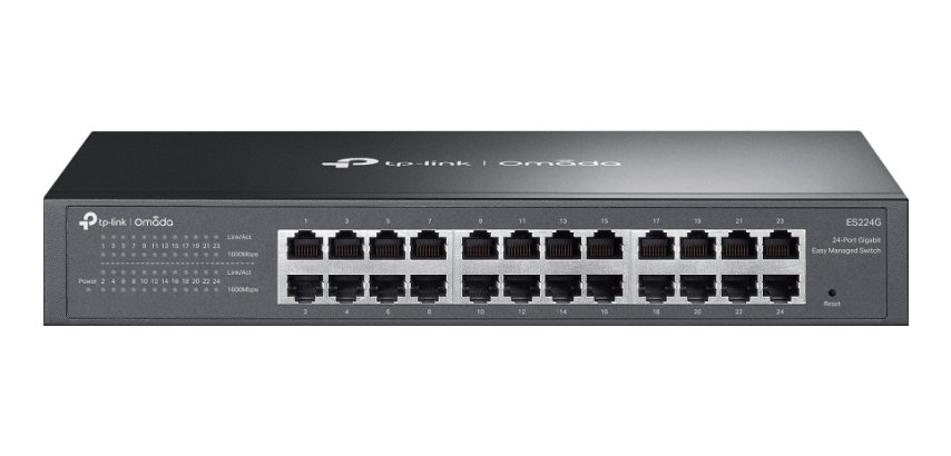 TP-Link Omada ES224G commutateur réseau Géré L2 Gigabit Ethernet (10/100/1000) Noir