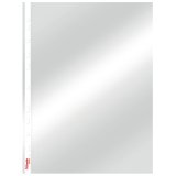 Pochette esselte polypropylène lisse 10.5/100e perforée a4 230x302mm transparent boîte 100 unités
