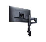 R-Go Tools Bras d'écran R-Go Caparo, bras d'écran réglable avec vérin à gaz, 100% circulaire, capacité de charge de 3 à 9 kg, noir