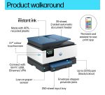 HP OfficeJet Pro 9125e Wireless All-in-One Color Printer, Instant Ink; Two-sided printing