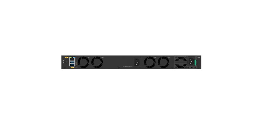 NETGEAR XSM4328CV Géré L3 10G Ethernet (100/1000/10000) Connexion Ethernet, supportant l'alimentation via ce port (PoE) 1U Noir
