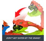Hot Wheels Monster Trucks Monstertrucks SLA DE SLANG KNOCK-OUT Speelset