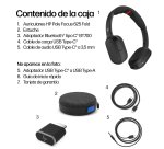 HP Poly Auriculares Bluetooth estéreo plegables Focus 625