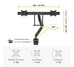 Fellowes Eppa 9909301 support d'écran plat pour bureau 81,3 cm (32") Noir