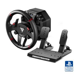 Thrustmaster T598-P Nero, Rosso USB Sterzo + Pedali Analogico/Digitale PC, PlayStation 4, PlayStation 5