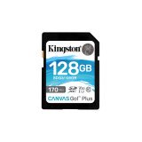 Kingston Technology Tarjeta SDXC Canvas Go Plus 170R C10 UHS-I U3 V30 de 128 GB