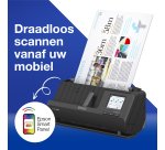 Epson ES-C380W compacte A4-documentscanner met Wi-Fi-connectiviteit en U-traject