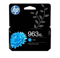 HP 963XL Cartouche d'encre cyan authentique, grande capacité