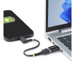 StarTech.com Adaptador USB-C a USB-A - USB Tipo C 5Gbps - Conversor USB Tipo C a USB-A - USB-C Macho a USB-A Hembra - Carcasa de Metal