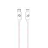 Celly USBCUSBCCOTTPK cable USB 1,5 m USB C Rosa, Blanco